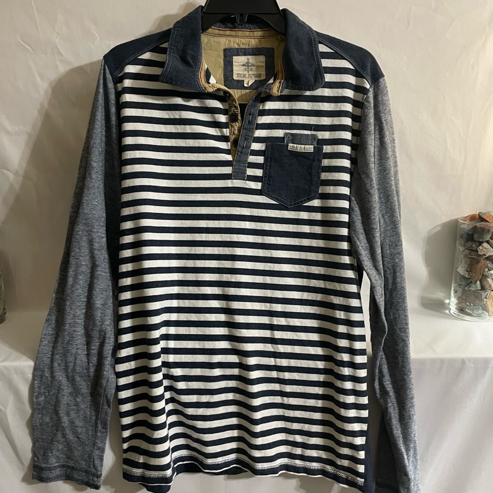 Social Republic long sleeve Polo shirt